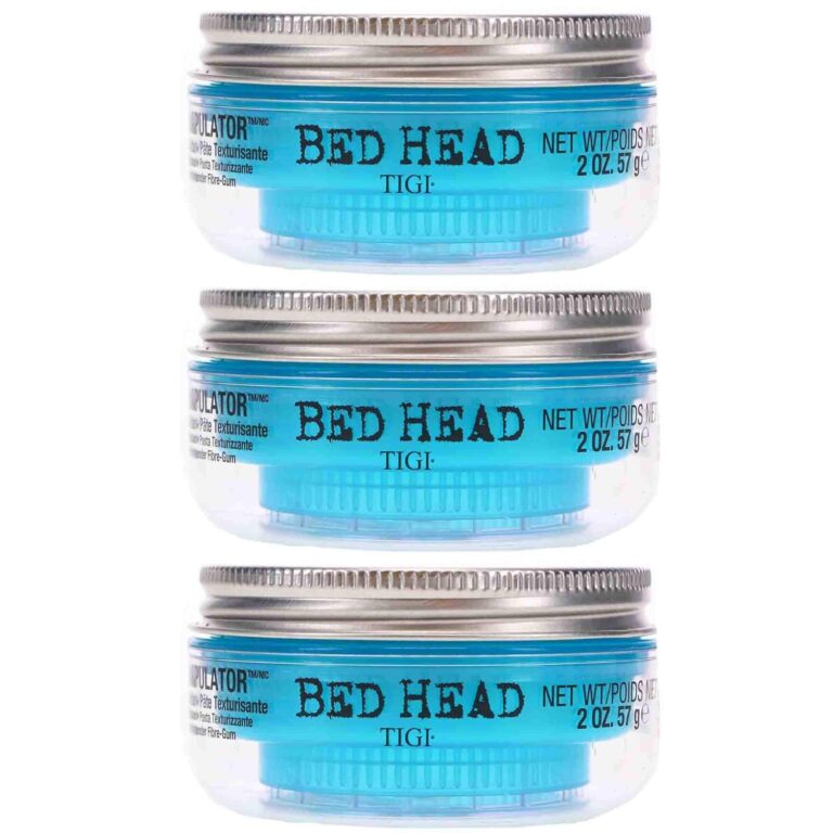TIGI Bed Head Manipulator Texturizing Putty, 3 Pack | Firm Hold for Short to Medium Hair
