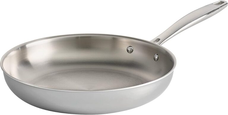 Tramontina Signature Tri-Ply Clad 10-Inch Frying Pan | NSF-Certified, Induction-Ready Skillet