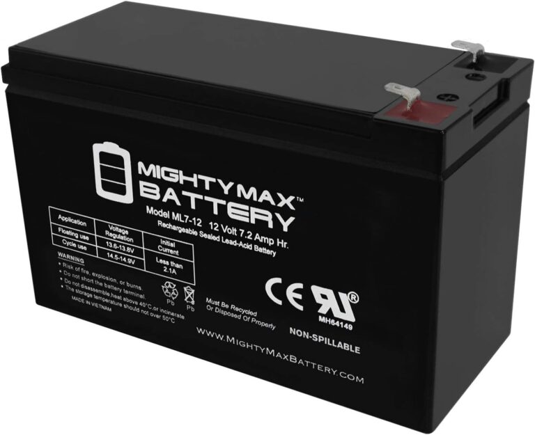 Mighty Max 12V 7.2AH SLA Battery for Razor E90 & Accelerator Scooters | Replacement Power