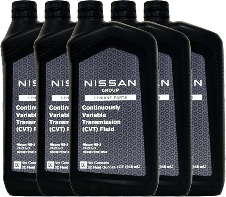 Nissan Genuine OEM CVT-3 Transmission Fluid 999MP-NS300P (5 Quarts) – Factory Spec Fluid