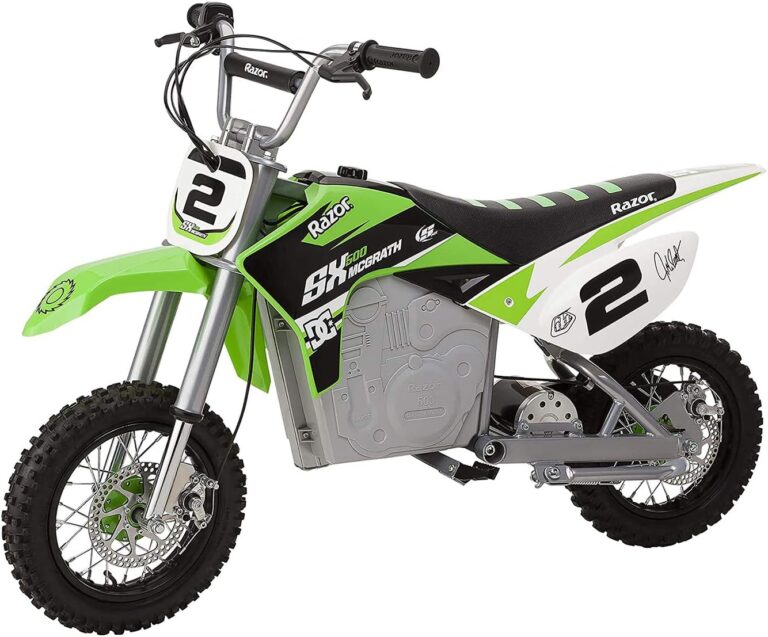 Razor Dirt Rocket SX500 McGrath Electric Motocross Bike for Teens | 40 Min Ride Time, 175 lb Capacity