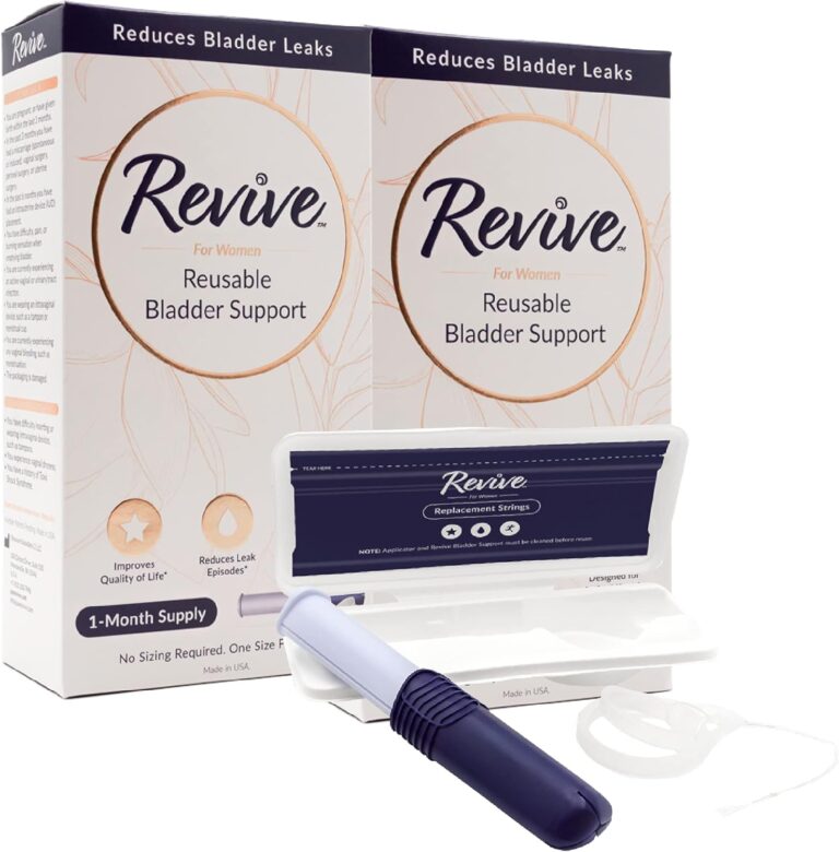 Revive Bladder Support Pessary for Women | Reusable Device for Stress Incontinence & Leak Control | 2 Pack