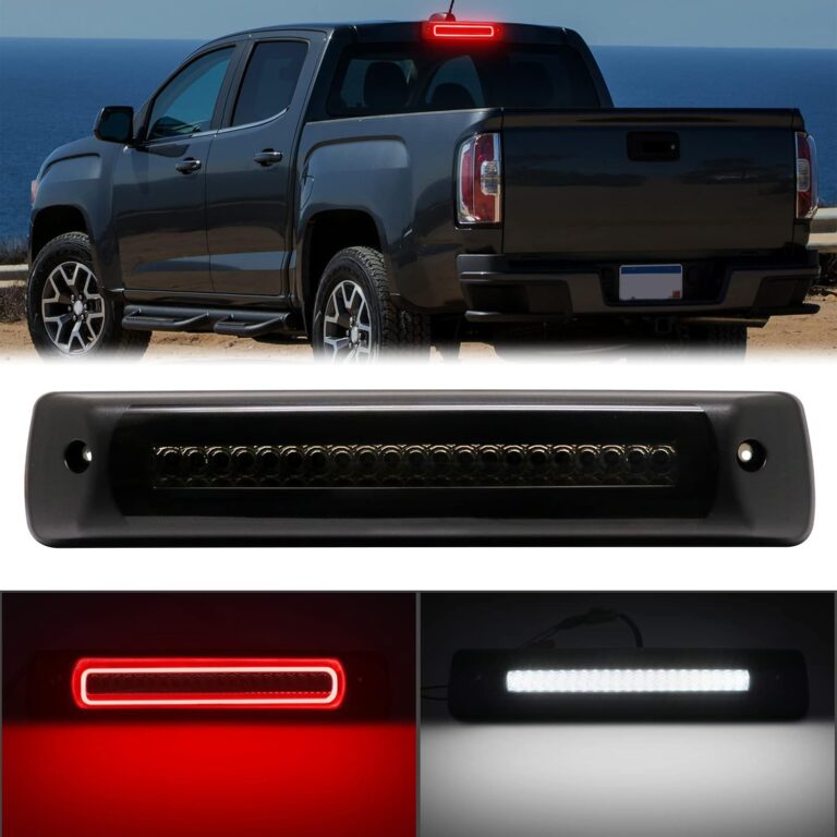 R&F Auto Smoked LED Third Brake Light for 2015-2023 Chevy Colorado/GMC Canyon | F1 Flash Style