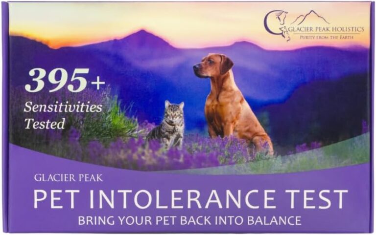 Glacier Peak Holistics Pet Intolerance Test: Screen 395+ Food & Environmental Stressors for Cats & Dogs