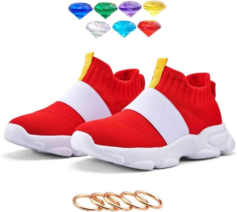 Kids Red Running Sneakers – Boys & Girls Tennis Shoes for Walking, Birthday Party Gift