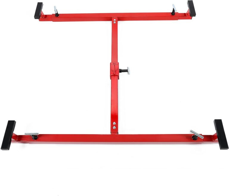 HECASA Truck Bed Lifter Box Lift | Universal Adjustable Red Steel Lift Kit | 800LB Capacity