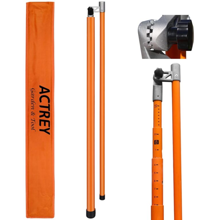20 FT Fiberglass Truck Height Stick – Adjustable Load Height Measuring Stick for Trucks & Car Haulers