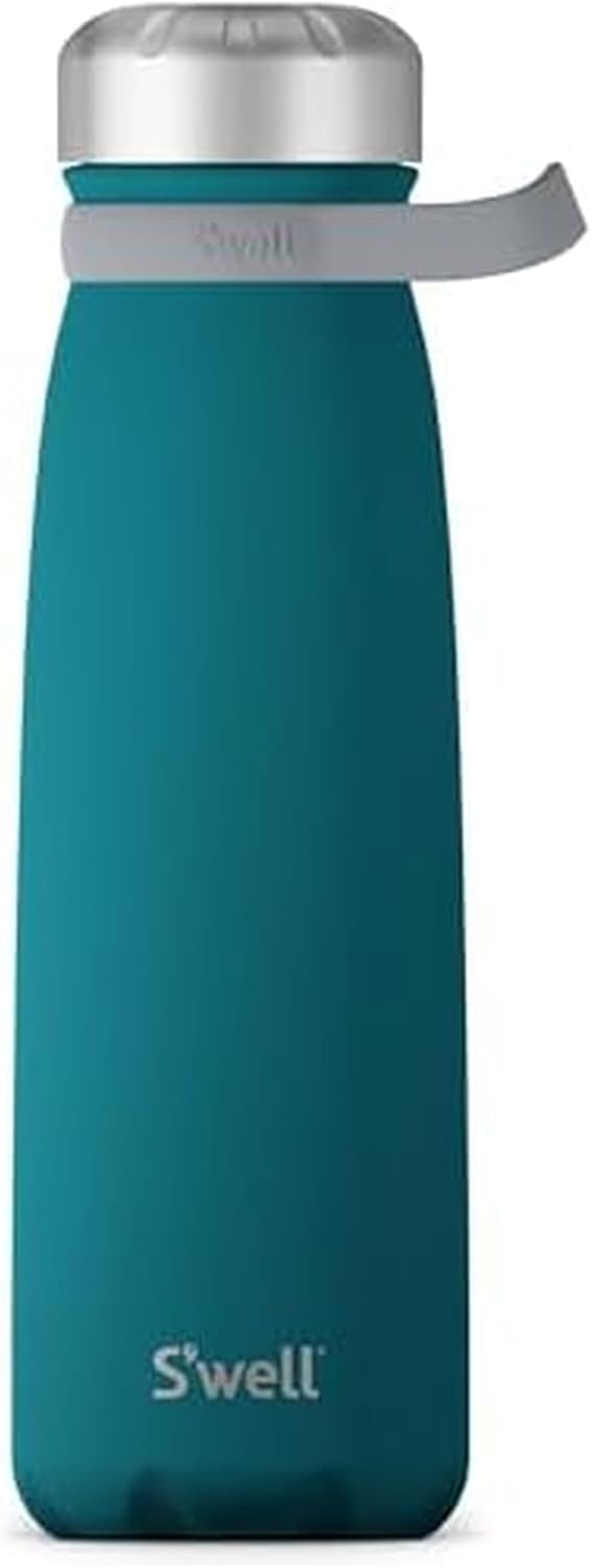 S’well 40oz Stainless Steel Traveler with Handle | Triple-Layer Insulation Keeps Drinks Cold 60h, Hot 20h | BPA-Free