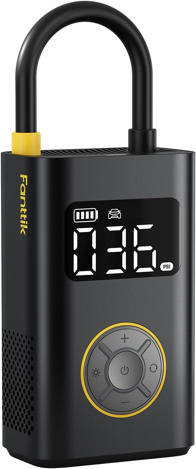 Fanttik X9 Pro Portable Tire Inflator: 150PSI Air Compressor for Car, Bike, Motorcycle & Ball – 1 Min Fast Inflate
