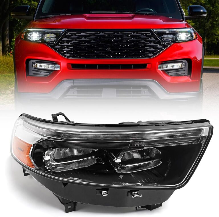 FIONE LED Headlight Assembly Replacement for Ford Explorer XLT/Limited 2020-2022 Right Passenger Side (RH)