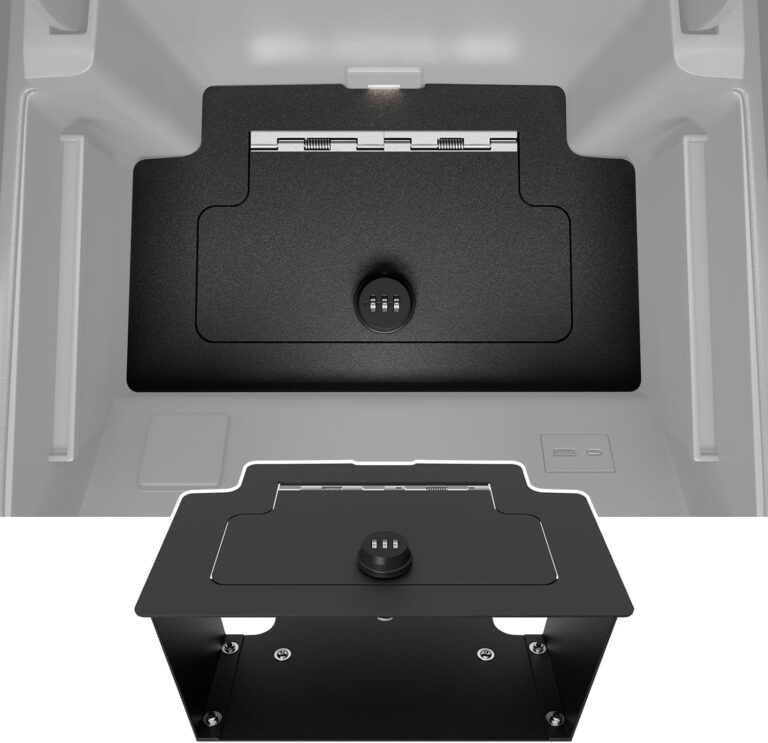 Secure Center Console Safe Organizer for 2023-2026 Chevy Silverado & GMC Sierra 1500 | Lock Box Vault