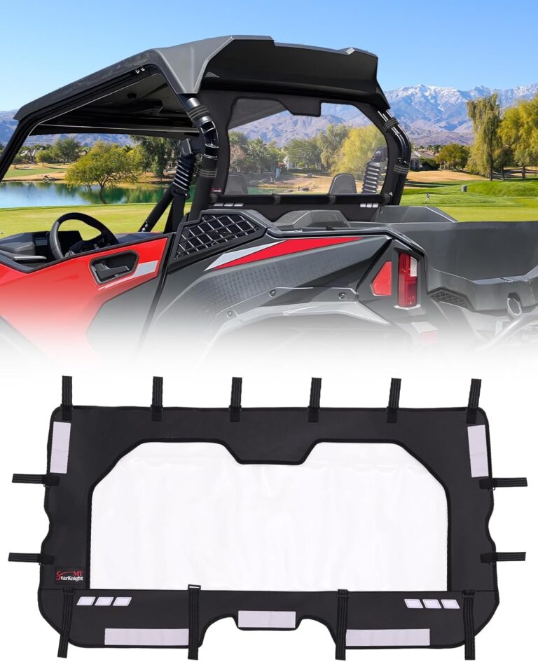 StarknightMT ZForce Soft Rear Window | Anti-UV Clear Windshield for CFMOTO ZForce 950/800 Trail & Sport 2023-2025